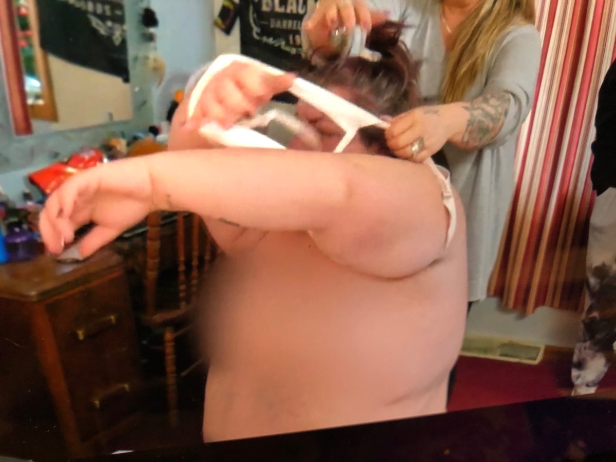 crazywifesays's tweet photo. I am all for trans-men & trans-women, but THIS is nothing but a morbidly obese man cross-dressing as an ugly AF “woman”! No need to blur his male nipples out @TLC ! #TransFail #Man #ItsAManBaby #Disgusting #Fail #OffensiveToWomen #Gross #Smothered #GrossMom #TLC https://t.co/iBGWm4gY6R