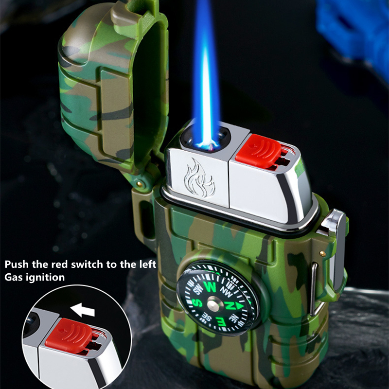 world_zc's tweet photo. Multifunctional lighter,
Gas-electric dual mode, blue flame/dual arc,
Waterproof/compass
Outdoor Adventure Utilities https://t.co/ZzrqBxo5mo