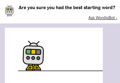 ╭🅾╯ Percy on Twitter "Ohhh this little "Wordlebot" from the NYT site