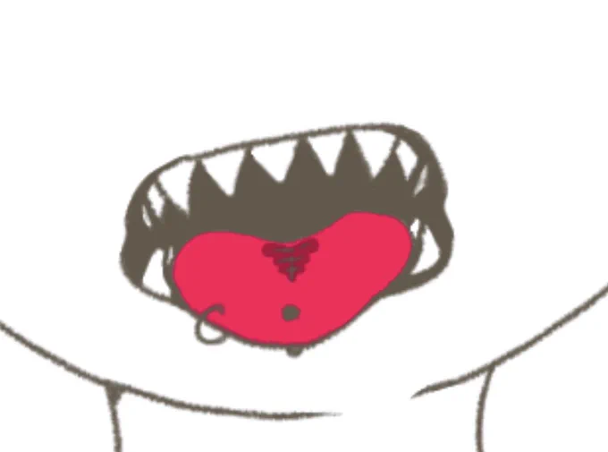 もちじゃ、こんなおくち描けちゃうんだぜ! 