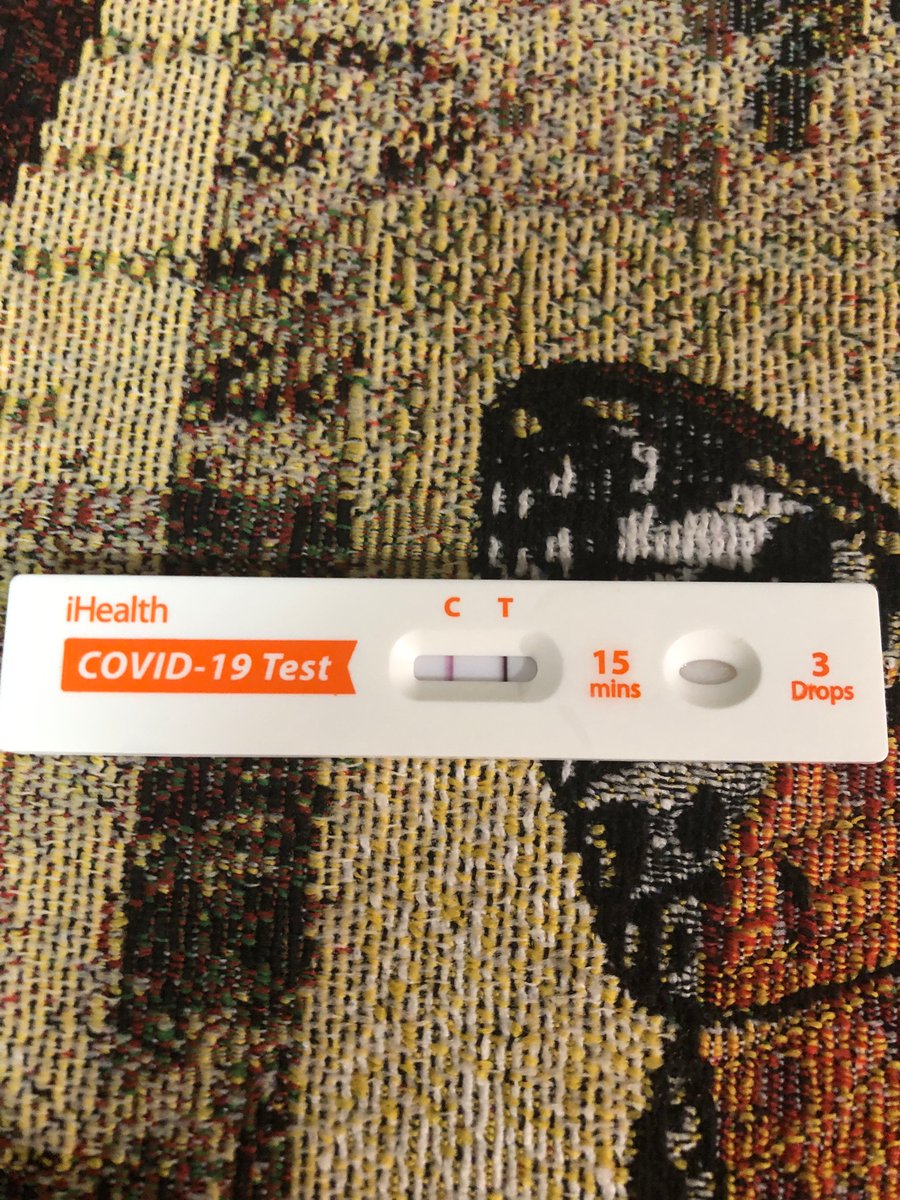 Emo_artist4life's tweet photo. Ah oh! 😬
Idk how legit these at home tests are. But this was result. Is it positive cause left side is faint?
As today I was sniffling and coughing.
#covid #positivetest https://t.co/mB8yqXqVFt
