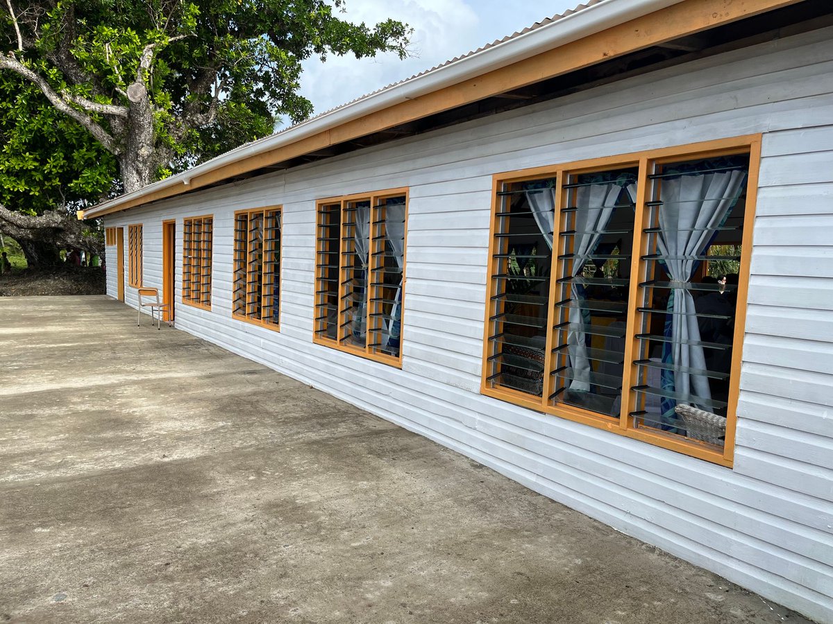 AusHCFJ's tweet photo. Wonderful to see Natalei Eco-Lodge reopen after years of closure due to the devastating impacts of #TCWinston & #COVID19. @MRMDFiji in collaboration with the @UNDP_Pacific #Gov4Res supported the renovations. 🇦🇺 is pleased to co-funded #Gov4Res risk-informed development projects. https://t.co/XUsPM0PX6q