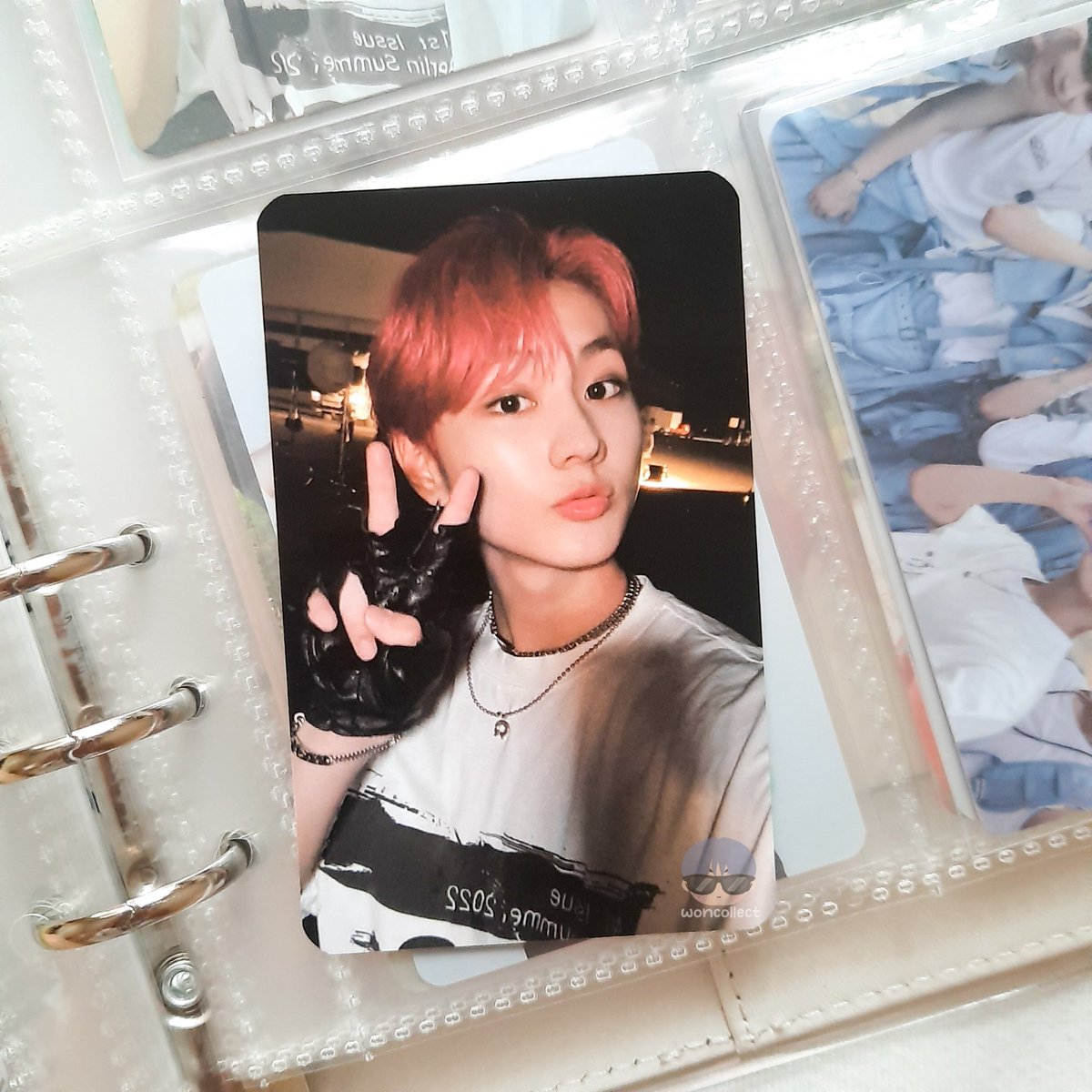 woncollect's tweet photo. new mail ✺ #woncollects 

long overdue feedback but thank you so much @pjmstwinkle for helping me bring jungwon sw r2 ld home and for the smooth transaction. ‘til our next ! 🤍 https://t.co/sXksQnM3em