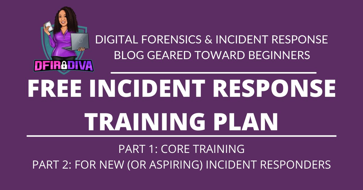 I just updated the Incident Response Training Plan using free courses, starting from complete beginner to IT. 

(Fixed broken links, replaced/added courses, removed things that were no longer free)

dfirdiva.com/free-incident-…

#DFIR #incidentresponse
