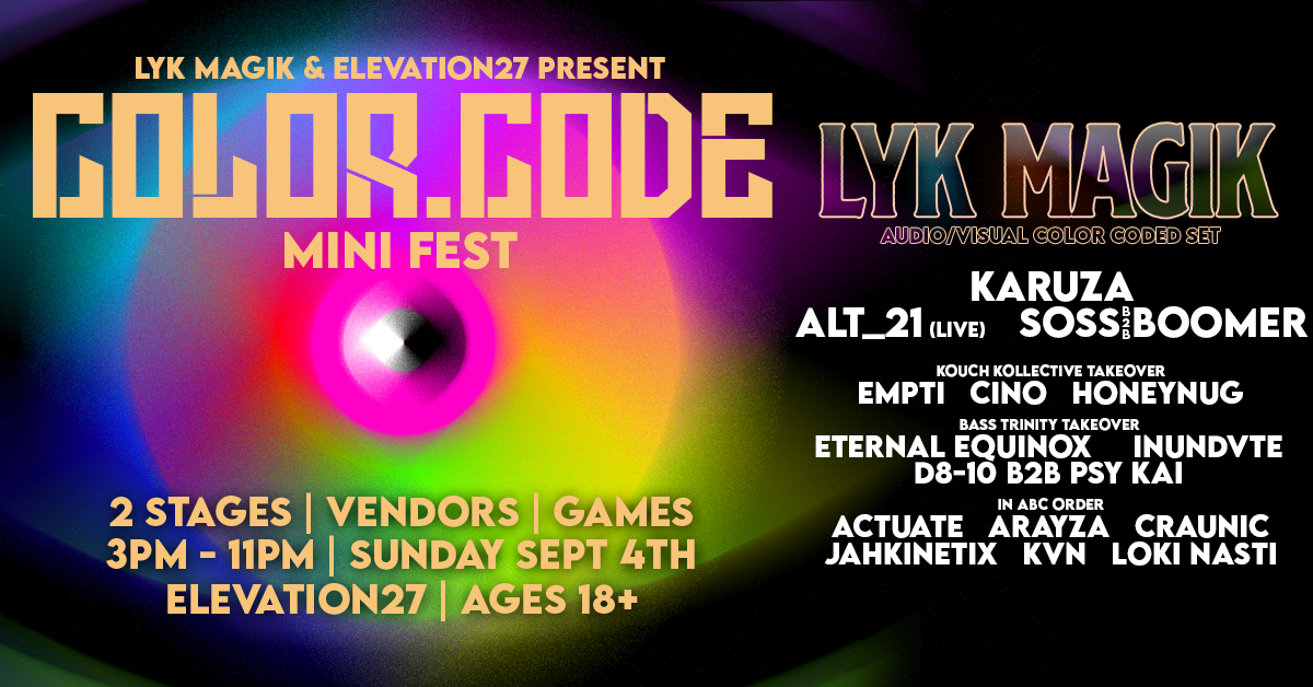 LykMagik's tweet photo. Whats your favorite color ?

4 DAYS TILL COLOR.CODE https://t.co/H4Sqw8LI7h