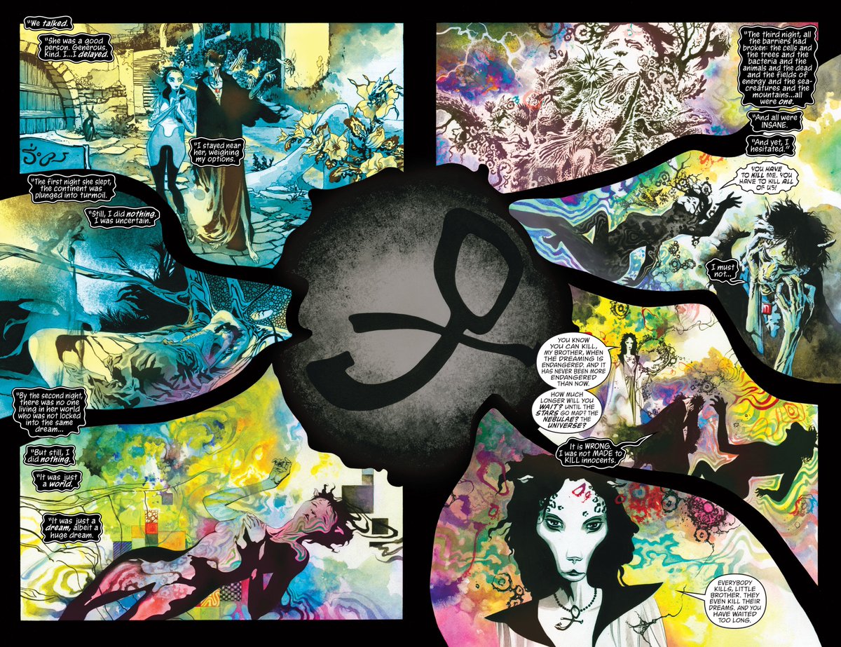 I forgot how insanely gorgeous the artwork and paneling is in The Sandman: Overture✨🖤
#TheSandman 
