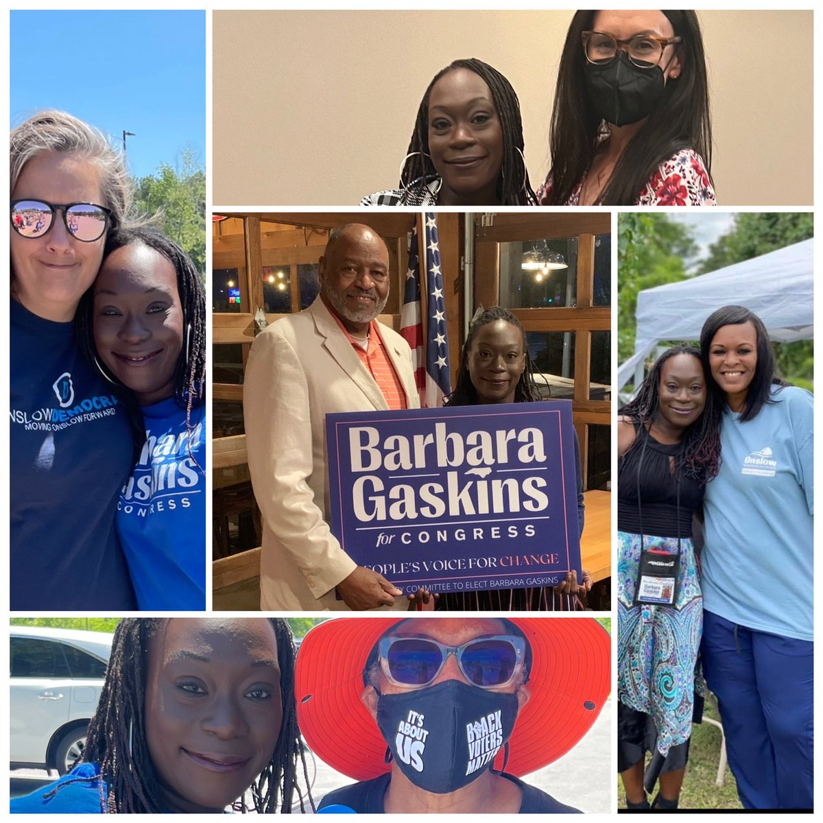 onslowdems's tweet photo. Let's Celebrate Barbara Gaskins for Congress!
Donate $40 to wish her a Happy Birthday! https://t.co/4sUx1eAVQX

Onslow County Loves You!
Happy Birthday!! https://t.co/00SThdf2ko