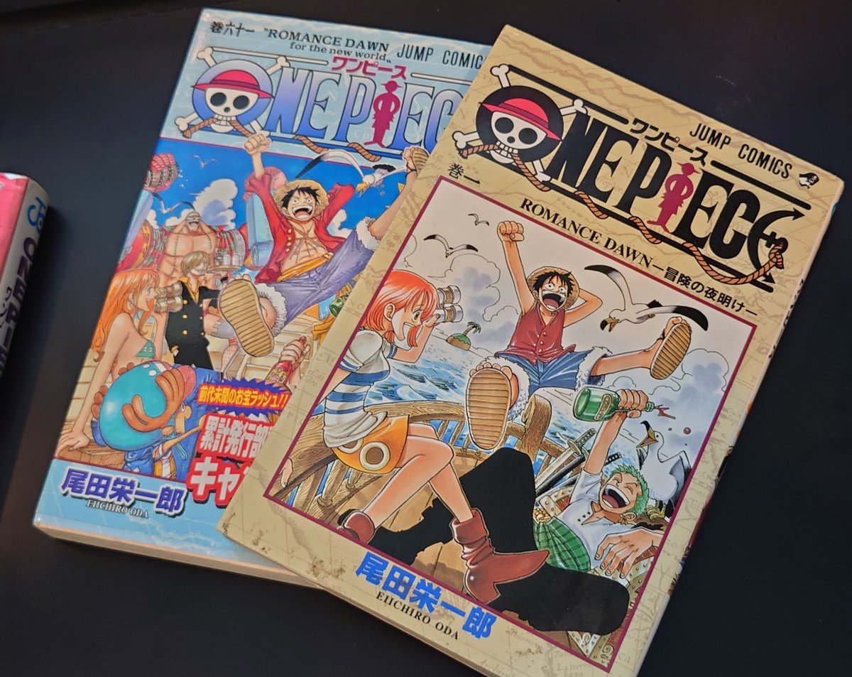 (描くにあたって)
ルフィはコラボの「顔」になる絵を目指して1巻61巻と手配書をリスペクトし、変身と進化後もそれぞれ登場時の服装やポーズを出来るだけ取り入れています
サンジは脚をかっこよく、そしてゾロと対照的な構図で描いてみました
たくさん絵を見てもらえたら嬉しいです! https://t.co/HKVccvMIv0 