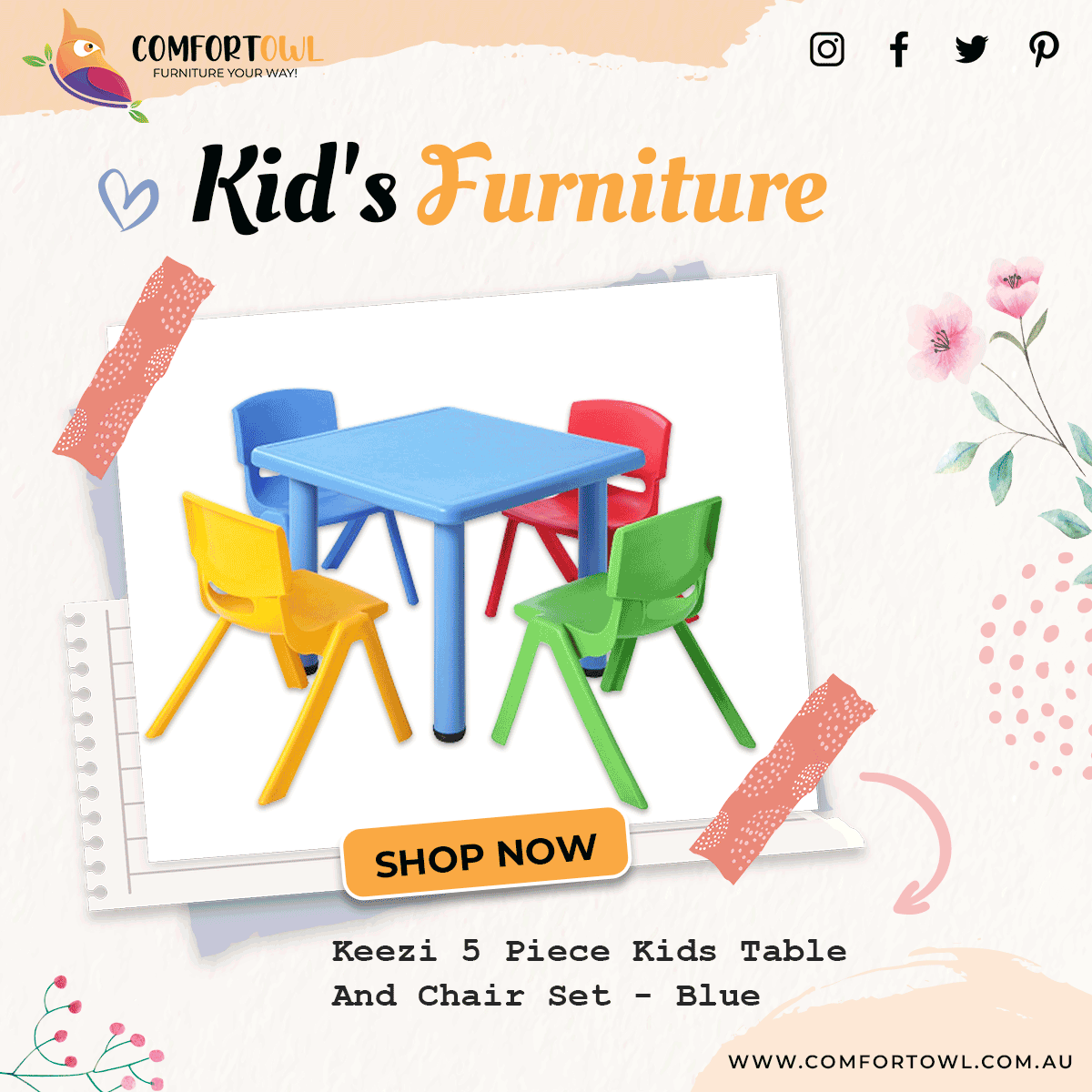 comfortowl's tweet photo. Made from HDPE plastic, the Set is designed to be durable and easy to maintain. 

Click here to buy - https://t.co/sNqpqTFRxA

Shop Now - Kid's Furniture
#kidsroom #kidsdecor #kids #furniture #kidsroomdecor #interiordesign #kidsinterior @comfortowl https://t.co/sHrM3JXC3x