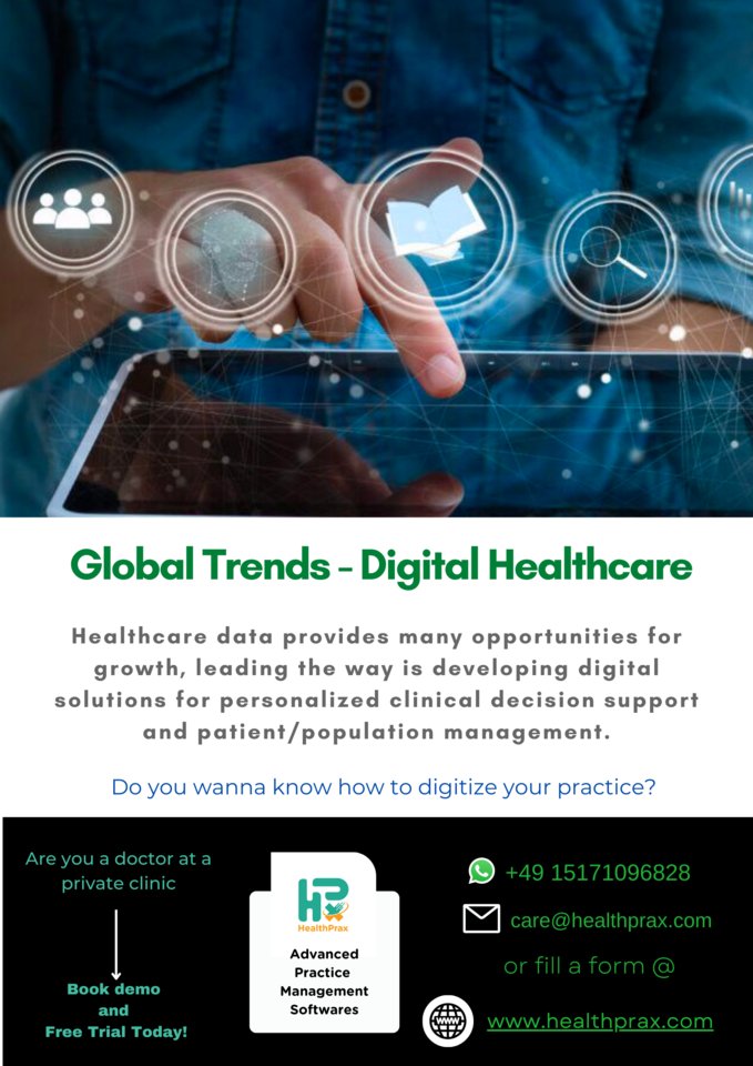 HealthPrax's tweet photo. Global Digital health trends - Did you know? - 02

#healthprax #HPX #hpx #healthcare #health #healthtech #doctors #doctor #ehealth #medtech #technology #healthcareit #digitalhealthcare #electronic_health_record #ehr #pharma #healthtalk #healthcaresoftware #mobilehealth #ai #ndhm https://t.co/2u3n24bsiR