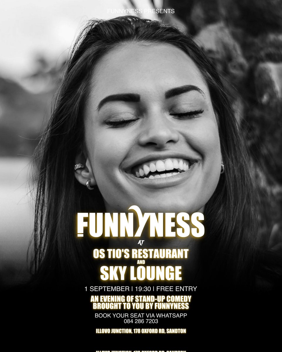funnyness_sa's tweet photo. spring day comedy tonight. 
free entry.
great company.
delicious food. 

come through.

#curingboredom #funnyness https://t.co/fXY6KR0Sln