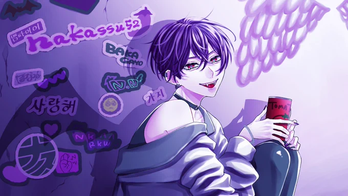 #茄子画 