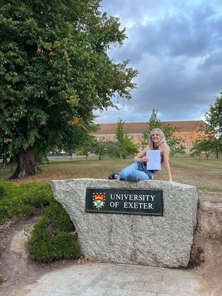 BryonyHobden's tweet image. If you haven't got a picture by the rock, did you really finish your dissertation? 'Understanding critical transitions using fast-slow dynamical systems' 🏃♀️🐌 With that, I've finished my MSc... now off to Gozo for some diving before the PhD starts in September!