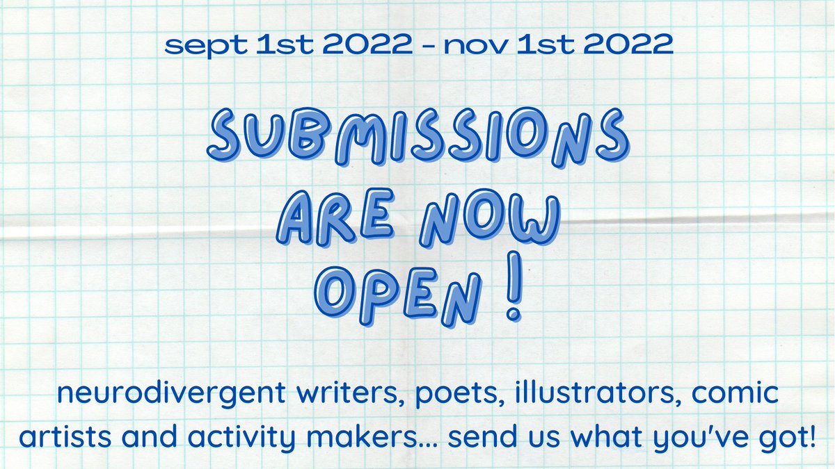 emmyclarke_'s tweet photo. Very pleased to announce my Future Fires project... Changeling Annual! SUBMISSIONS NOW OPEN! Neurodivergent artists, writers, poets wanting to make a home in the children's publishing industry... send me your work! https://t.co/YYAzXSkw4K https://t.co/Mk8iC9tOIi