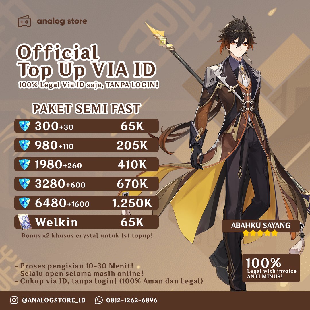 Analogstore_id's tweet photo. Tighnarii sudah hampir seminggu, udah di bawa pulang? Sekarang kita udah ada websitenya loh! Order jadi lebih gampang, lebih aman, dan lebih private tentunya hehehe. Langsung check di https://t.co/t30vJhUxkn yukk!! << *tinggal di pencet hehe https://t.co/WyQsnBJ4ez