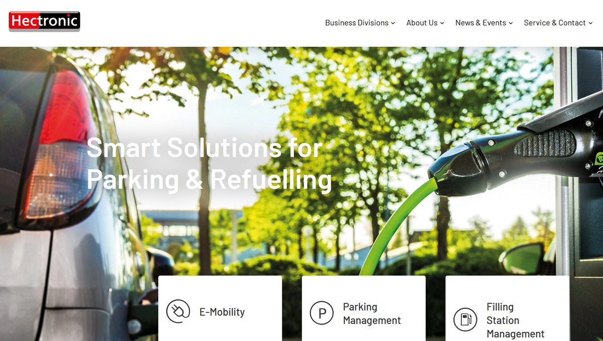 We are proud to present you our new website! Visit us as at hectronic.com and find out more about our solutions for e-mobility, parking and filling station management.

#hectronic #emobility #parking #refuelling