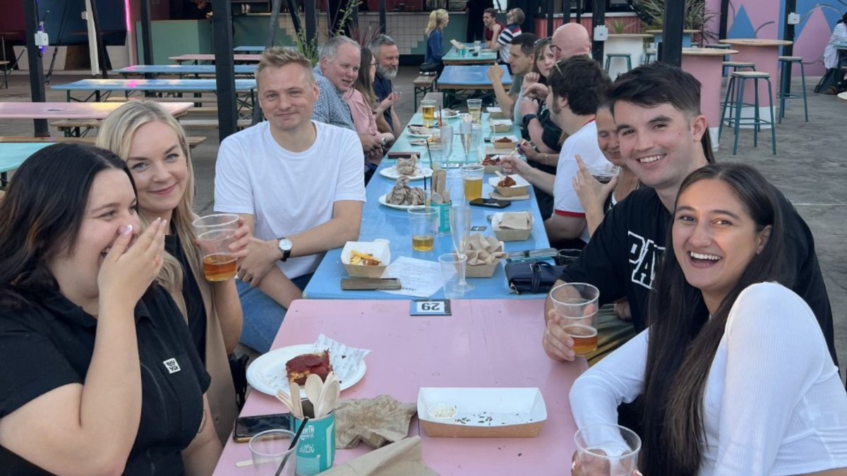 "Another month, another social! 🙌

To celebrate another great month at Definition, the #Leeds office went to Chow Down!  🥙

The team had so much fun spending time together whilst tasting various street food, listened to live music and had a few drinks.  "