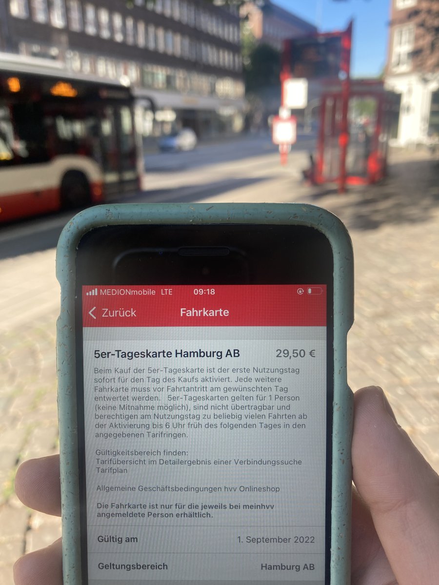 HOCHBAHN on Twitter "Moin Gelegenheitsfahrer*innen, hier kommt was für euch Die 5erTageskarte