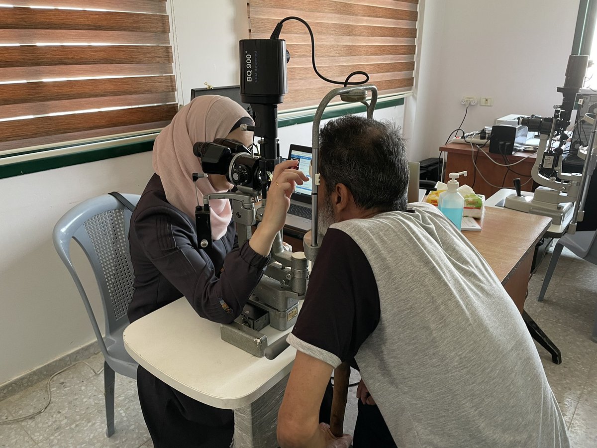 Markatthefarm's tweet photo. On the ophthalmic outreach trail at Asera Qibliyeh near Nablus. Great work; life changing work done by my colleagues from the St John Eye Hospital. @StJohnINTL @StJohnEyeHosp https://t.co/qIOeABuBZD
