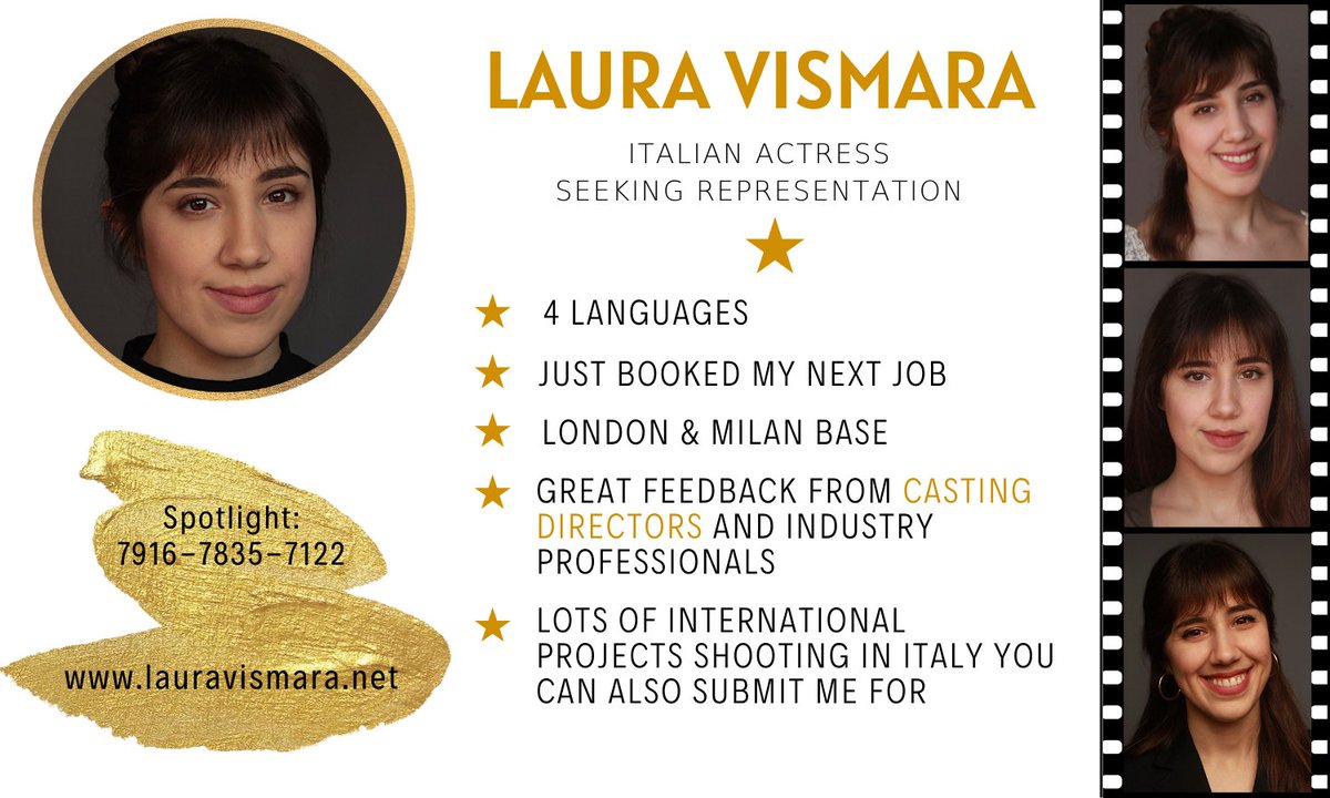 pridie98's tweet photo. Hello! I'm still #SeekingRepresentation

Why should you represent me?
Find some of the main reasons in the picture below ⬇️

Then check out my showreel on Spotlight (https://t.co/uHf6zetnLI) or on my website (https://t.co/lQM5zqdibc)

Thank you! ✨

@network_actor https://t.co/u0vFiwrmdK