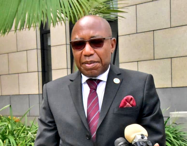 RTNBurundi's tweet photo. Le Chef de l'État @GeneralNeva reçoit en audience Jean Jacques #DEMAFOUTH, chef du bureau de liaison de la Communauté Économique des Etats d'Afrique Centrale #CEEAC au #Burundi https://t.co/hUlGDhA8db