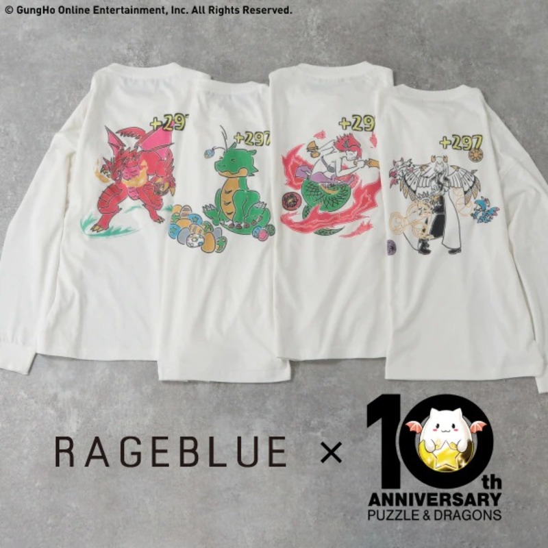 パズドラ rageblue コラボ ロングTシャツ