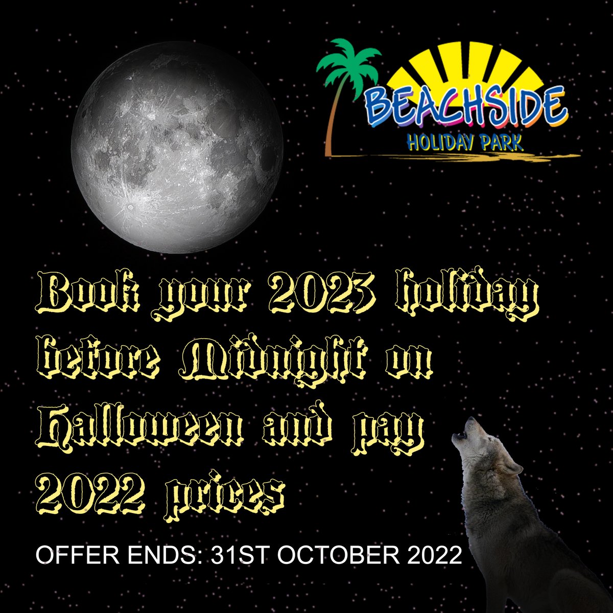 BeachsideBrean's tweet photo. Missed out on getting a 10% discount on next years holiday? You can still book your 2023 holiday at 2022 prices and if you book online you will get a 5% discount. No code needed offer ends 31st October. #holiday #beachlife #staycationuk #beach #seaside #discount #savings https://t.co/eonnXhpLOb