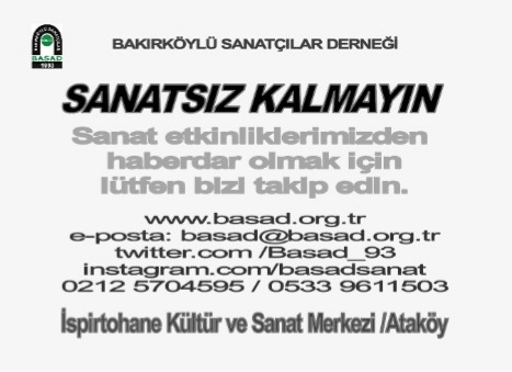 BASAD - Bakırköylü Sanatçılar Derneği tweet media