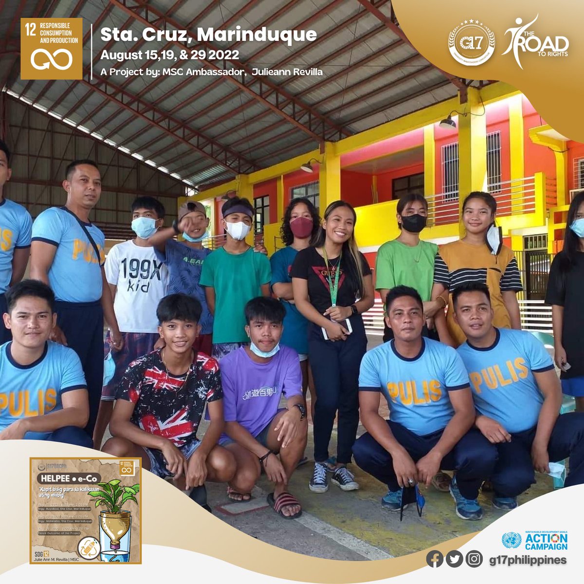 g17philippines's tweet photo. their own gardens out of plastic bottles.
Leaving her mark to a wonderful community that will surely blossom from her service. Surely, there is nothing more satisfying than to see the fruits of your hard labor. πΌ
#HELPEE
#SDG12
#G17UACPhilippines π΅ππ΅π https://t.co/X9bRT4y46A