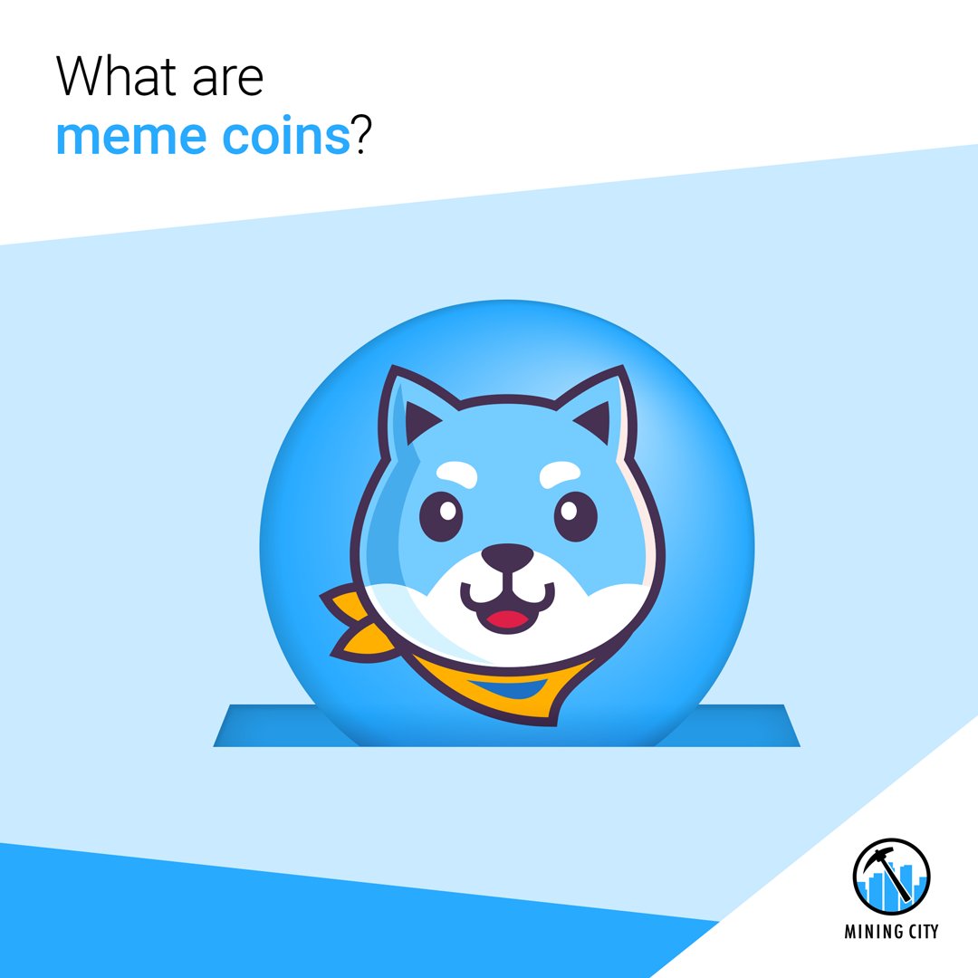 Meme coins are cryptocurrency, like #BTC or #ETH. However, their design is  based on a meme - an interesting or funny idea captured in an image or a  video. Just like the