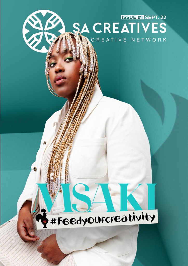 thesacreatives's tweet photo. A first of many ! For our debut September issue, we feature Afro-folk and first lady of dance music @Msaki_ZA as our cover star, sponsored by Nando’s Creativity. ✨💫

🔗 Full story up on SA Creatives. 📲

#Msaki #feedyourcreativity #sacreatives https://t.co/458ZPG9CtE