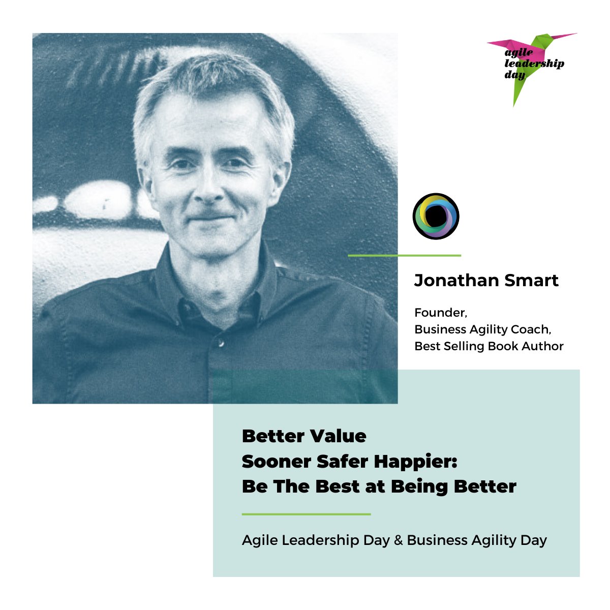Jon Smart, author of the book «Sooner Safer Happier» will share the patterns and antipatterns for business agility. 
Benefit from Jon's lessons learned the hard way when it comes to improving ways of working across large organizations! 

More about Jon: bit.ly/3Rk6fNP