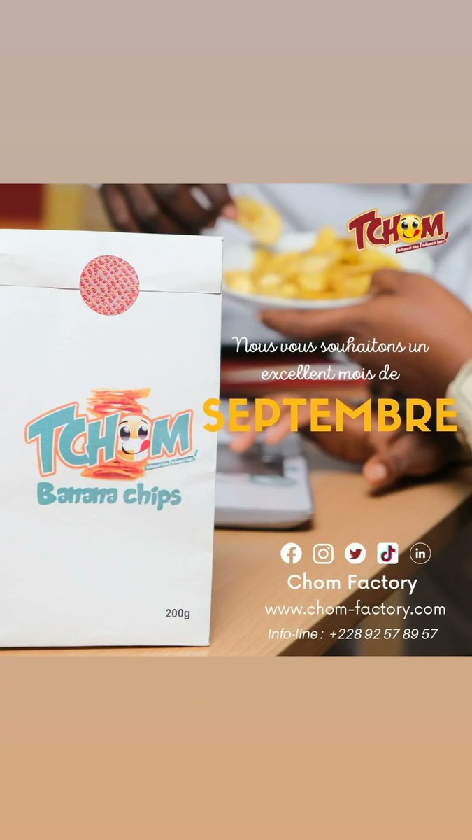 factory_chom's tweet photo. Hello
Toute l'équipe de CHOM Factory vous souhaite un bon début du mois de SEPTEMBRE🥳dans la joie, l'amour et de moment inspirantes dans vos vies. Agréable journée à tous.😘🤗
#septembre2022
#Entreprenariat
#palaisdesamusebouche
#chomfactory
#MadeToGo
#Consommons local 228 https://t.co/lvPMYkM24U