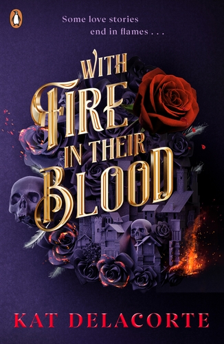 Happy publication day to @katdelacorte! Publishing today with @penguinkids, WITH FIRE IN THEIR BLOOD is a seductive, simmering supernatural YA romance debut set in Italy, and it's available in all good bookshops today.