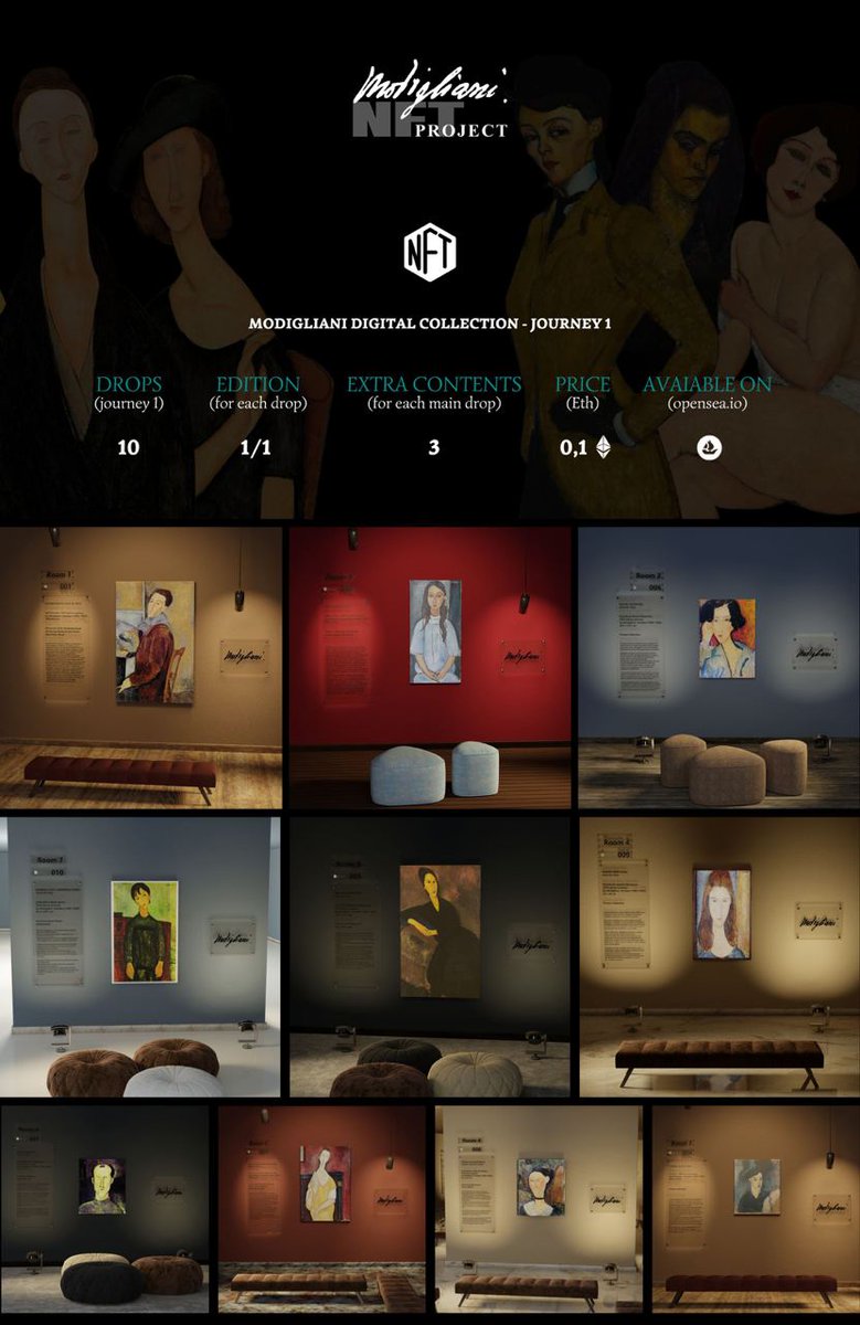 Modigliani NFT Project tweet media