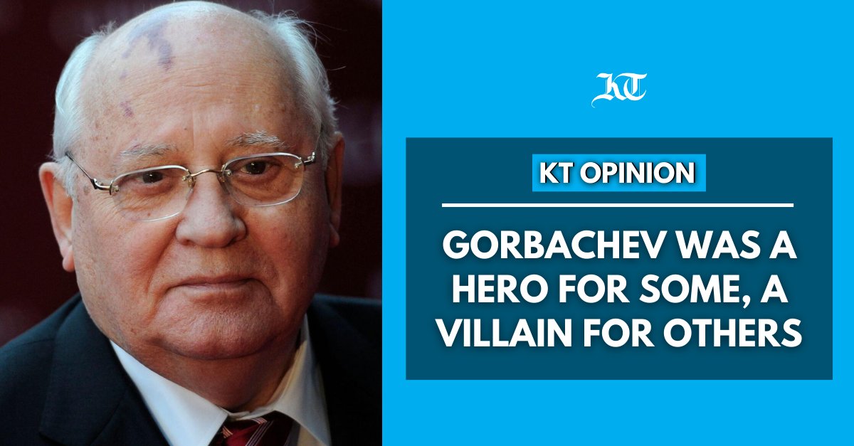khaleejtimes's tweet photo. Opinions tend to be divided on #MikhailGorbachev's legacy depending on which side of the ideological aisle you are on. But no matter where you stand, it is difficult to ignore or forget his role in history
#KTOpinion #MikhailGorbachevRIP #GorbachevRIP
https://t.co/1759Xb0BXR https://t.co/IHZOwumglJ