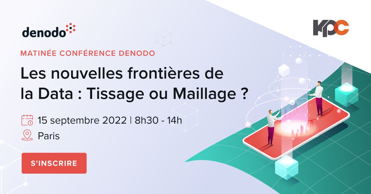 kpc_group's tweet photo. @KPC_CRM se réjouit de participer en tant que sponsor à la Matinée Conférence @denodo du jeudi 15 septembre à @joinstationf.

Réservez vos places et découvrez l’agenda dès maintenant :
https://t.co/idfDRq4LTp https://t.co/yBcavgYH65
