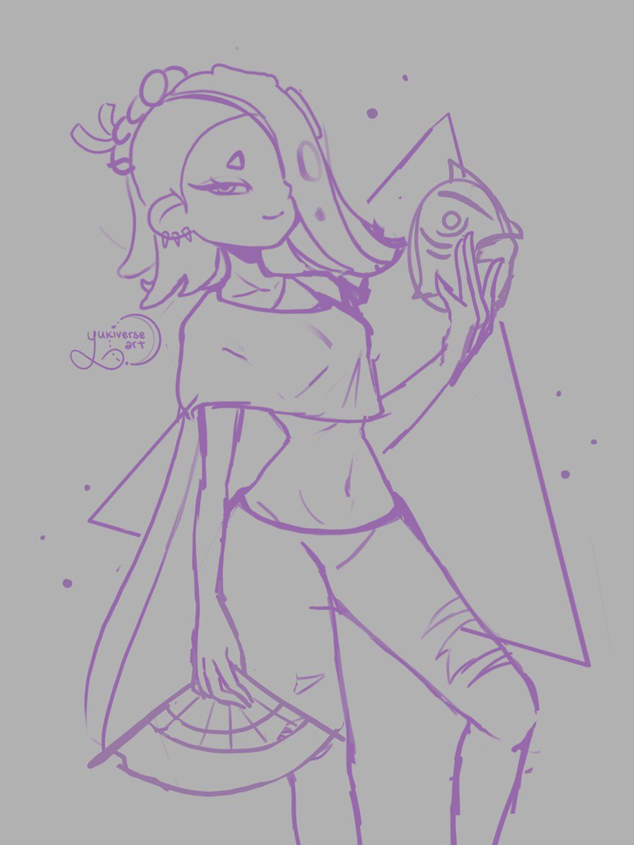 yukiverseart's tweet photo. Sketching 💕

#splatoon #splatoon3art #Splatoon3前夜祭 https://t.co/veoxMqlQ9a