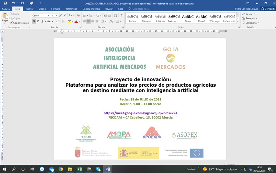 GoMercados's tweet photo. El trabajo del @GoMercados continúa y seguimos trabajando en la herramienta de #InteligenciaArtificial que permitirá el análisis de los precios de mercado y ventajas competitivas importantes @fecoam #Apoexpa #Amopa #Asopex 📈 #agricultura 🔽https://t.co/FVg80U3EoE https://t.co/29ybDkgUkh