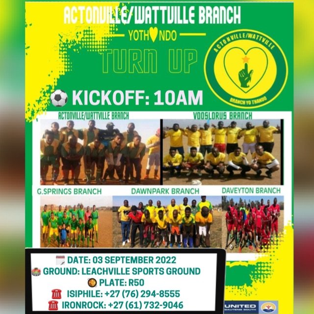 BranchYoThando's tweet photo. 1 day to go yellow nation https://t.co/HIEpiEtefA
