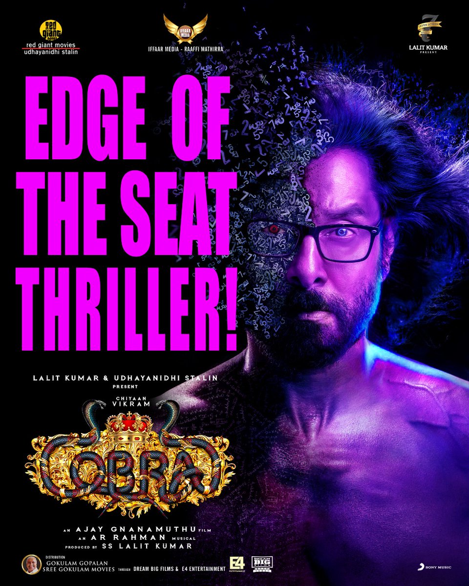 IffaarMedia's tweet photo. #Cobra Running successfully In Kerala BO

#ChiyaanVikram https://t.co/eGFlzqOBau