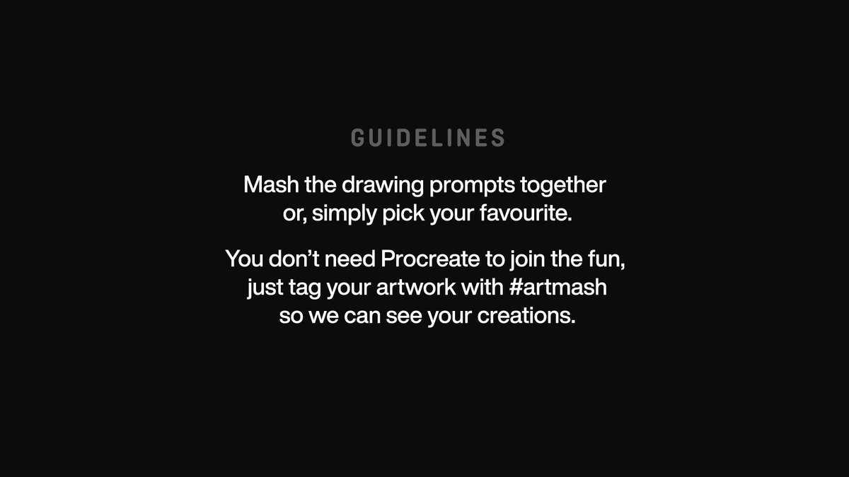 Procreate's tweet photo. The weekly #Procreate #Artmash! https://t.co/5X1GFWlUS2