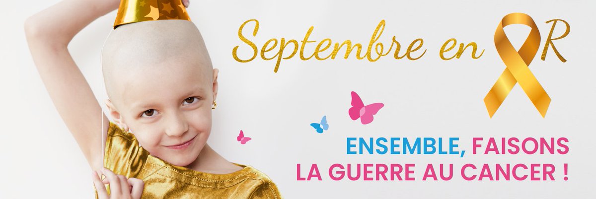 Aujourd'hui c'est la #rentrée et c'est aussi le 1er jour de #SeptembreEnOr 🎗

Ensemble, faisons la guerre au cancer, 1re cause de décès par maladie chez les enfants en France et en Europe 👉 bit.ly/3PpKtH2

GO, FIGHT, WIN pour un monde avec des #EnfantsSansCancer 🦋