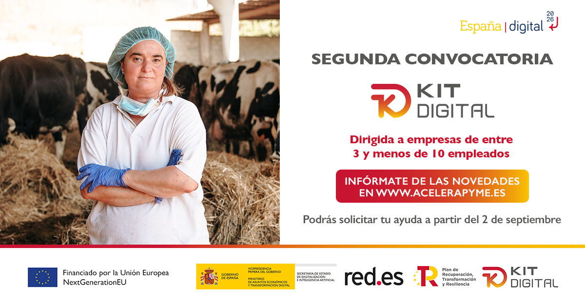 camarascomercio's tweet photo. 🔴 IMPORTANTE 🔴 Si eres autónomo y tienes hasta dos empleados en tu empresa, también puedes solicitar, a partir de mañana, tu Bono Digital en esta segunda convocatoria del Programa #KitDigital. https://t.co/di1vTUENwb 
@Acelerapyme @redpuntoes @_minecogob #PlanDeRecuperación https://t.co/yBvKXKbW02