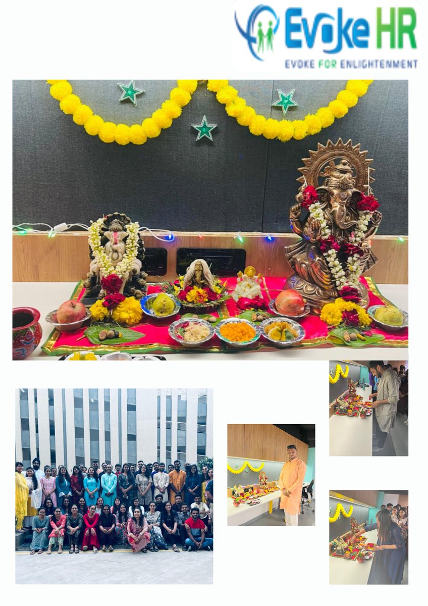 Evoke_HR's tweet photo. Ganesh Pooja https://t.co/419wmJ5EpG