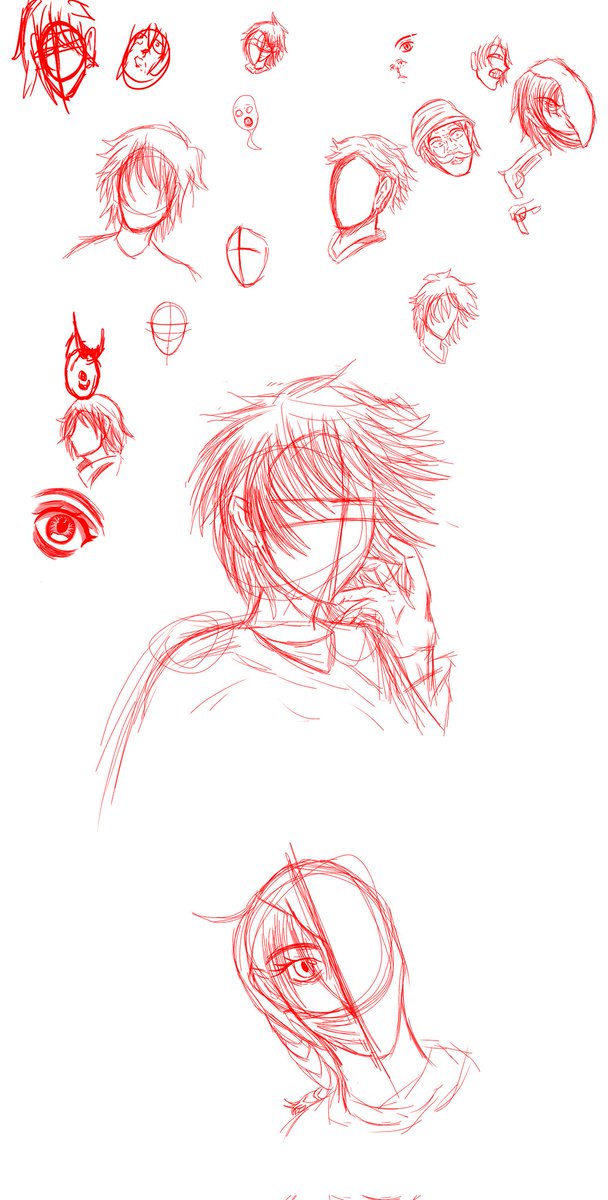 Ey... Solo estoy con bocetos casi toda la semana algunas ideas de un anime o juego?