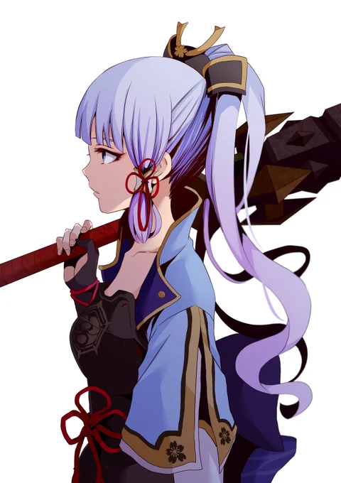 #見た人も無言で剣を構えた何かをあげる 