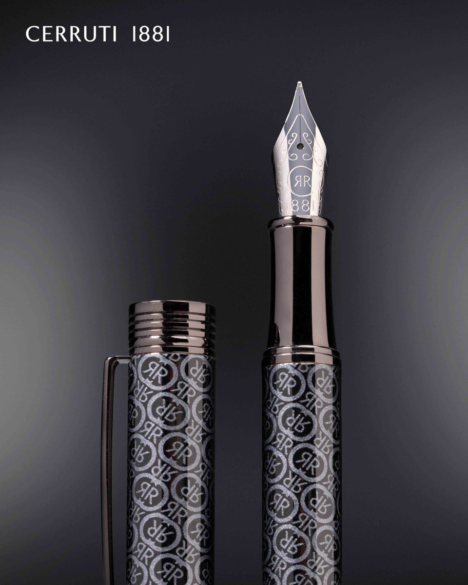 b2bgifts's tweet photo. Cerruti is following the monogram trend, but of course with a modern twist. The result? This latest version of our iconic <Zoom> pen, reinvented with an all-over monogram print adorned by the new Cerruti logo. https://t.co/Oia7uKPROE
#cerruti1881 #logomania #fountainpen https://t.co/gYkNvvM53q