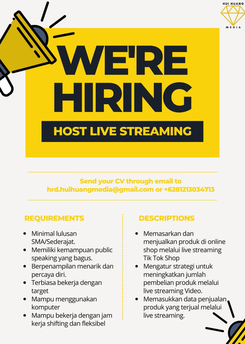 halo mimin budiman <a href="/hrdbacot/">HRD BACOT</a> dan bang <a href="/ezash/">Eza Hazami - ハザミ。エザ</a> tolong bantu share dan RT nya dong, buat yang sering cuap2 di sosmed terutama tiktok. Ini cocok banget 🙏🙏 #lokercot #lokercot #Loker #lokerjakarta