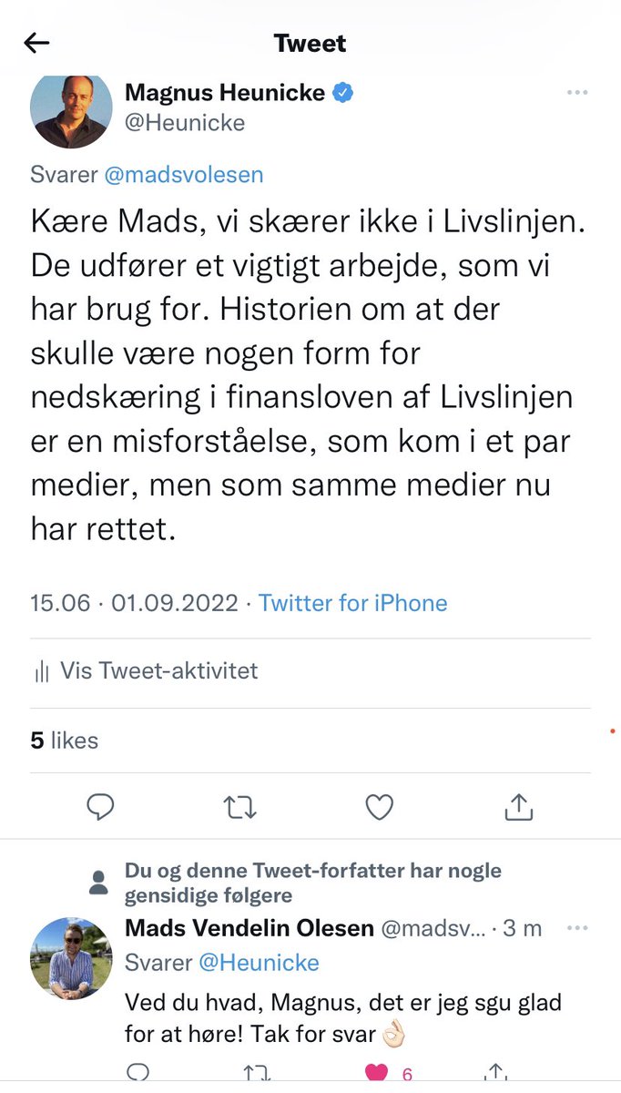 Magnus Heunicke tweet media